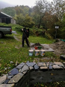 lavori all'Alpe Grosso         